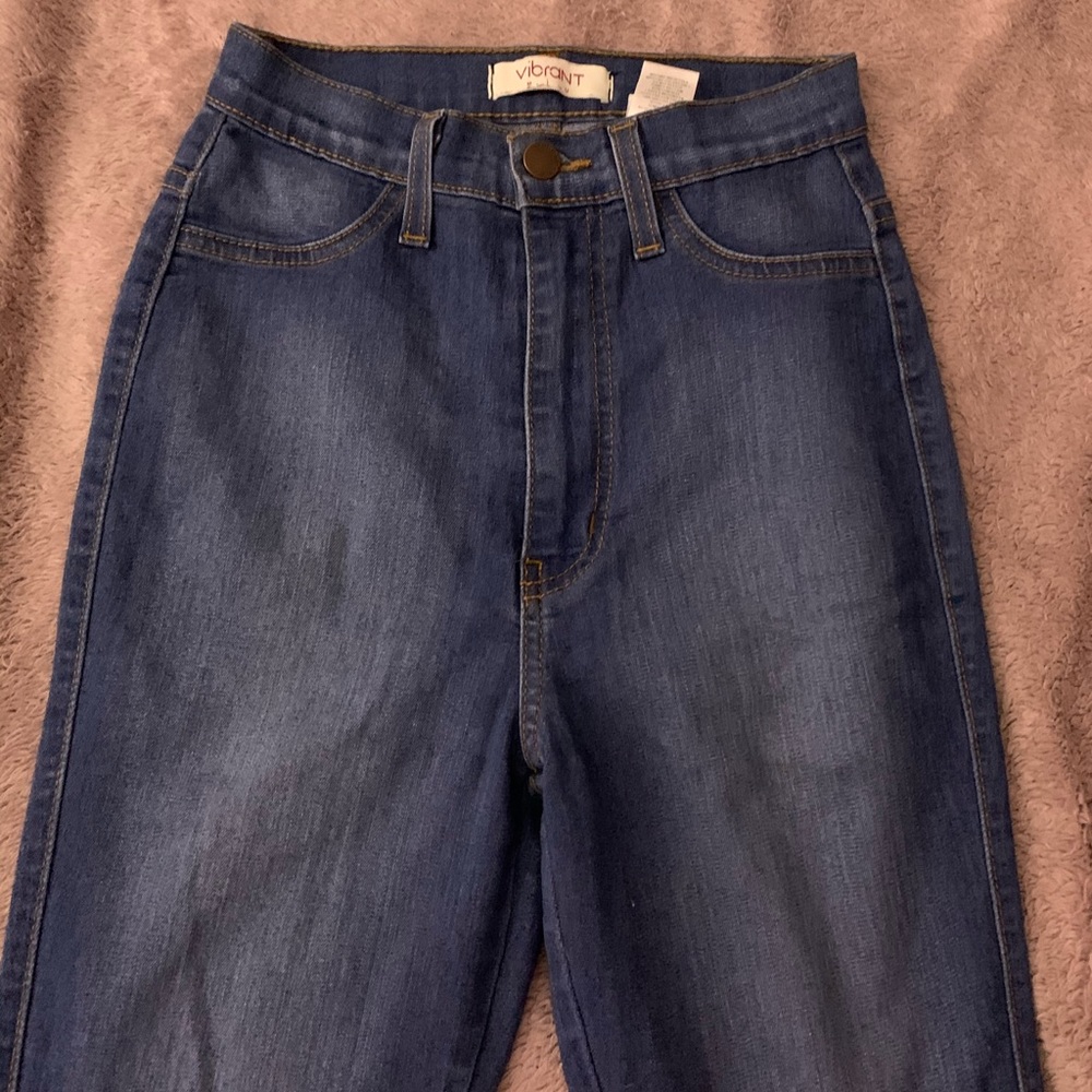 Fashion Nova Medium Wash High Waisted Skinny Jeans